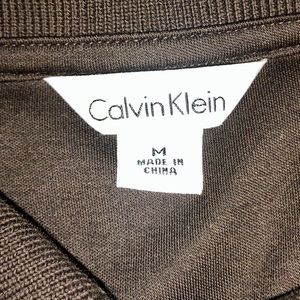 CALVIN KLEIN-MENS BLACK POLO
